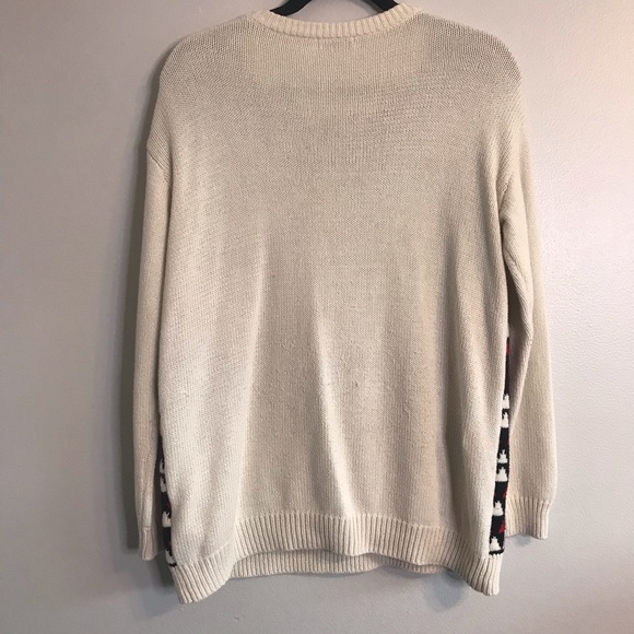 BDG Cream Graphic Crewneck Sweater - Picture 6 of 7